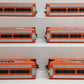 Menards 279-9125 O Gauge Western Pacific Covered Hopper Set (Set of 6) EX