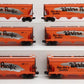 Menards 279-9125 O Gauge Western Pacific Covered Hopper Set (Set of 6) EX