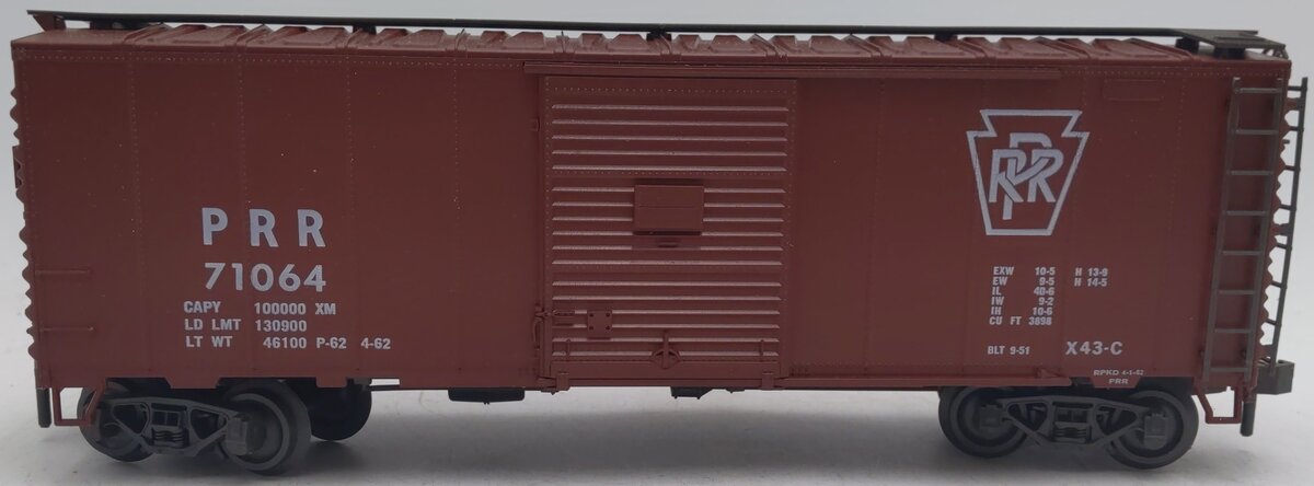 Atlas 6204 O Gauge Pennsylvania Railroad Boxcar #71064 EX/Box