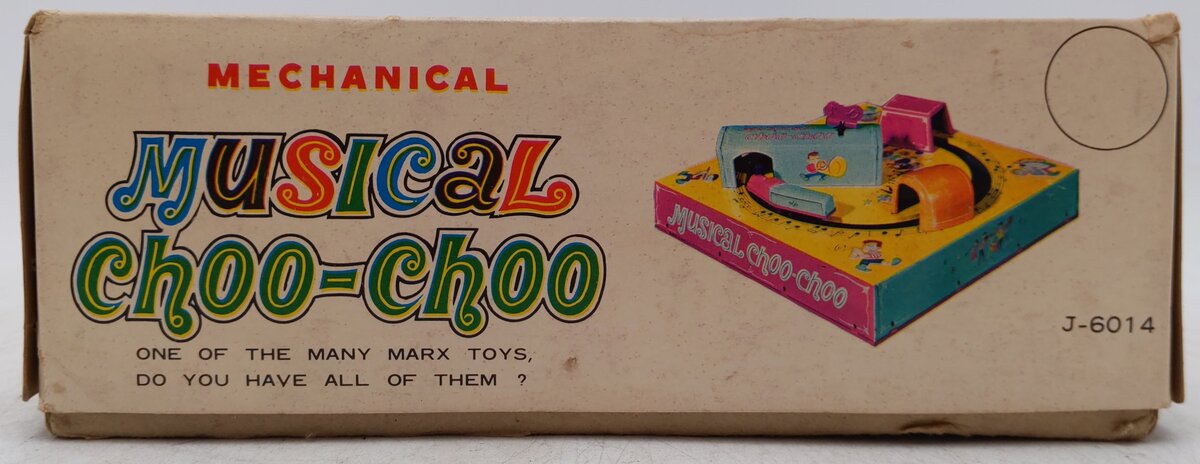 Marx Vintage Pre-School Toy Tin Windup Musical Choo-Choo (2)