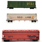 J&J, Micro-Trains, & Atlas N Assorted Freight Cars: 25915, 74371, 15525 [3] EX/Box