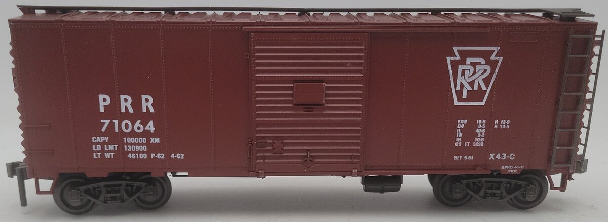Atlas 6204 O Gauge Pennsylvania Railroad Box Car #71064 EX/Box