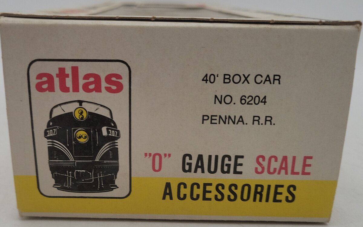 Atlas 6204 O Gauge Pennsylvania Railroad Box Car #71064 EX/Box