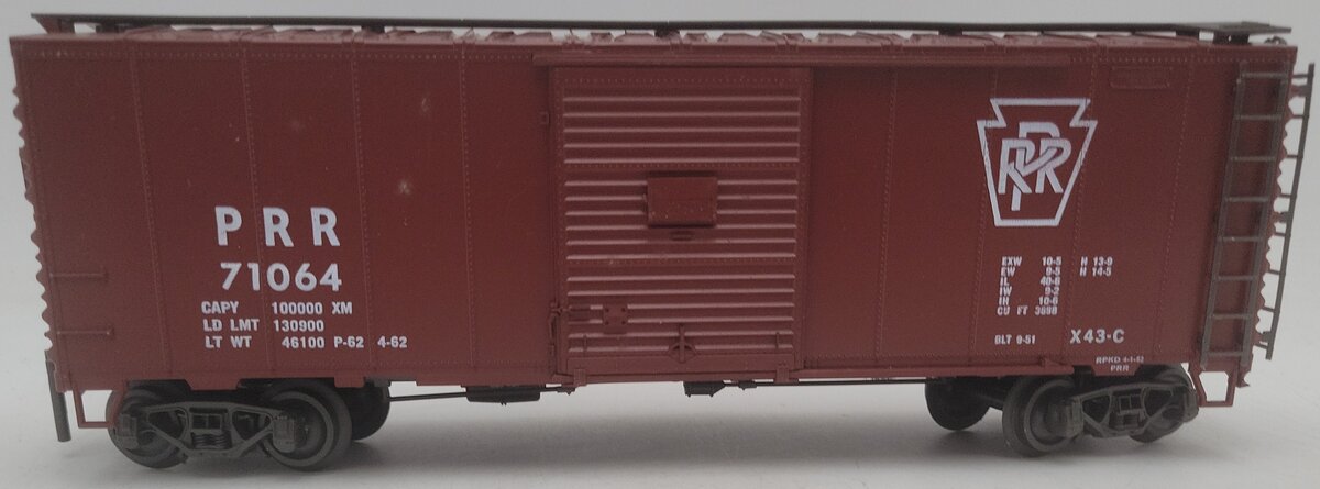 Atlas 6204 O Gauge Pennsylvania Railroad Box Car #71064 EX/Box