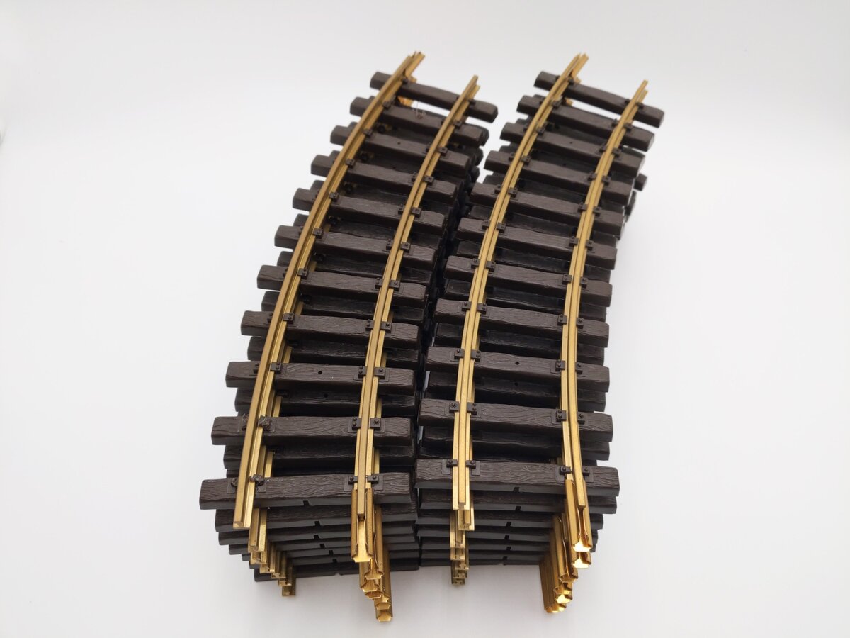 LGB 1100 G Scale Curved Track Sections [14] EX