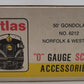Atlas 6212 O Gauge Norfolk and Western Gondola #187302 (2-Rail) EX/Box