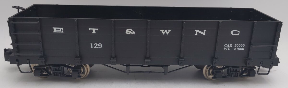 Bachmann 93720 G Scale ET&WNC Gondola #129 - Metal Wheels EX