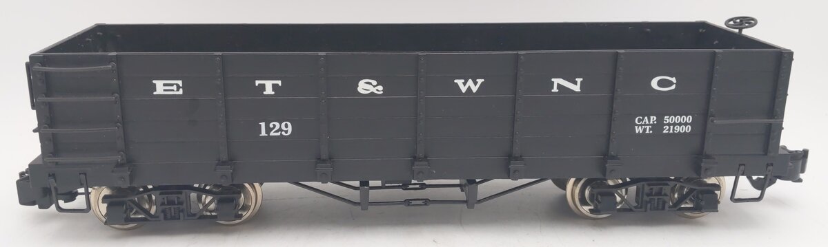 Bachmann 93720 G Scale ET&WNC Gondola #129 - Metal Wheels EX