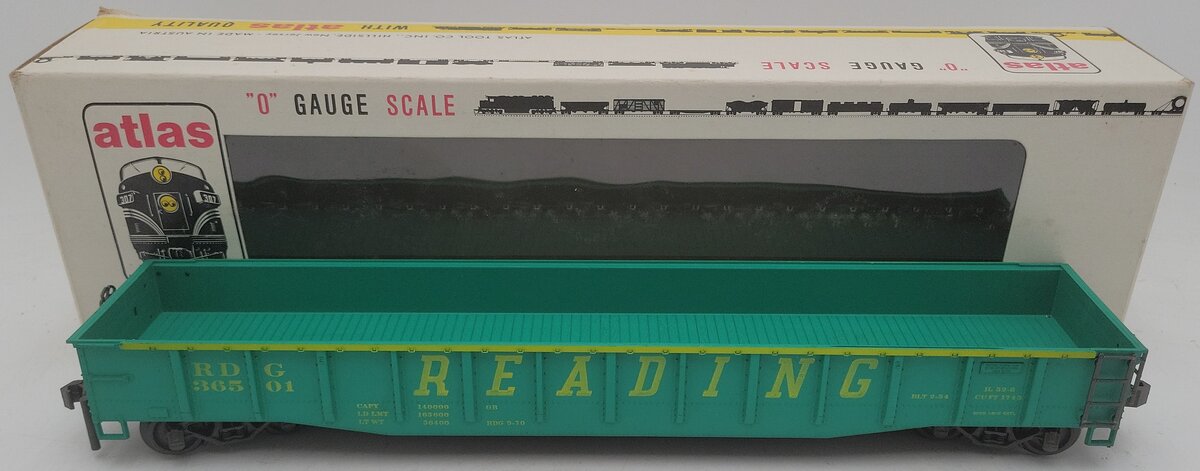 Atlas 6214 O Scale Reading Gondola #36501 - 2-Rail EX/Box
