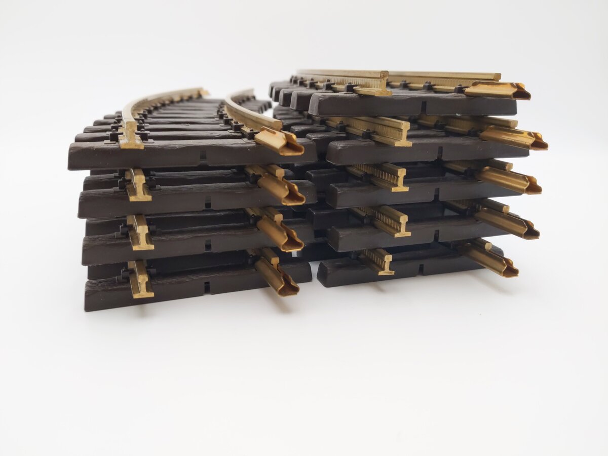 LGB 1100 G Scale Curved Track Sections (9) EX