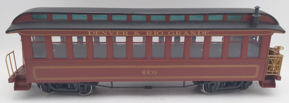 Bachmann G Scale Denver & Rio Grande "Rico" Illuminated Passenger Car EX