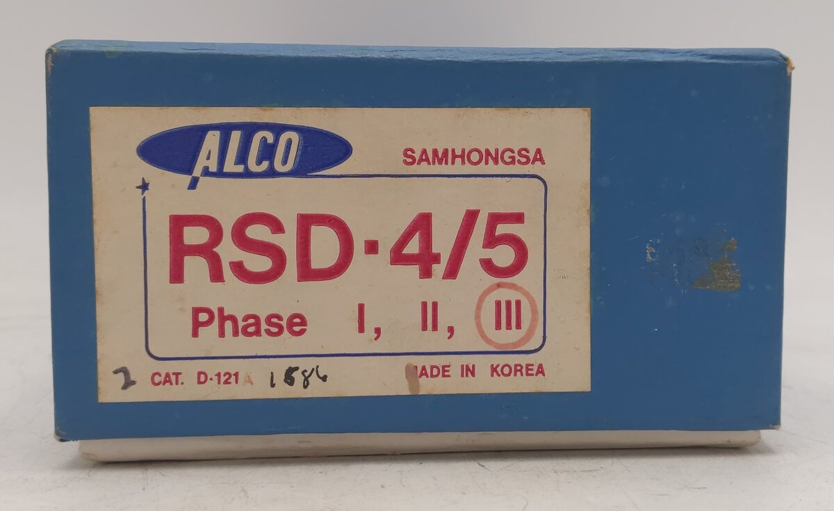 Alco Models D-121 HO Scale BRASS RSD 4/5 Diesel Switcher VG/Box