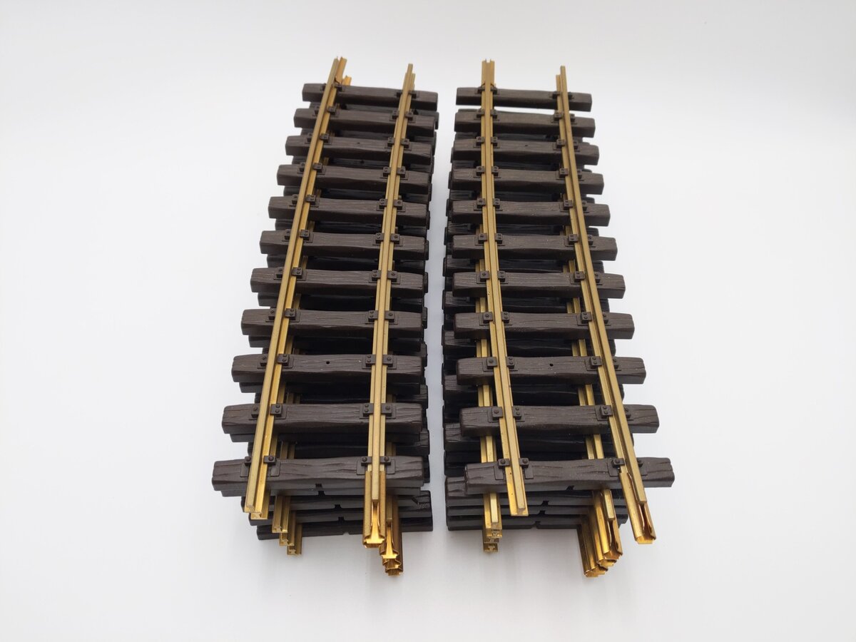 LGB 18000 R5 15' Diameter Wide Radius Curved Track Sections (10) EX