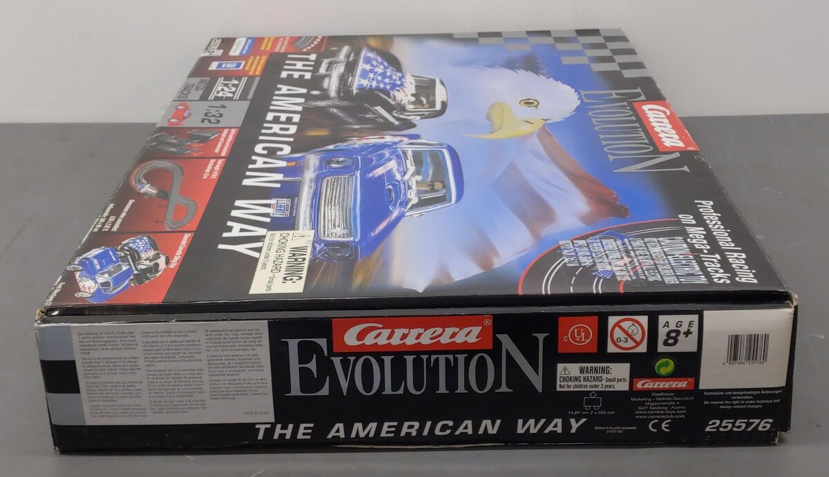 Carrera Evolution 25576 "American Way" Slot Cars EX/Box