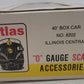 Atlas 6202 O Scale Illinois Central Boxcar #4385 (2 Rail) EX/Box