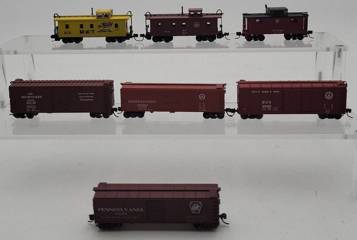 Micro-Trains & Bowser N Assorted Freight Cars #477666,18513,510,100305,882-R [7] EX