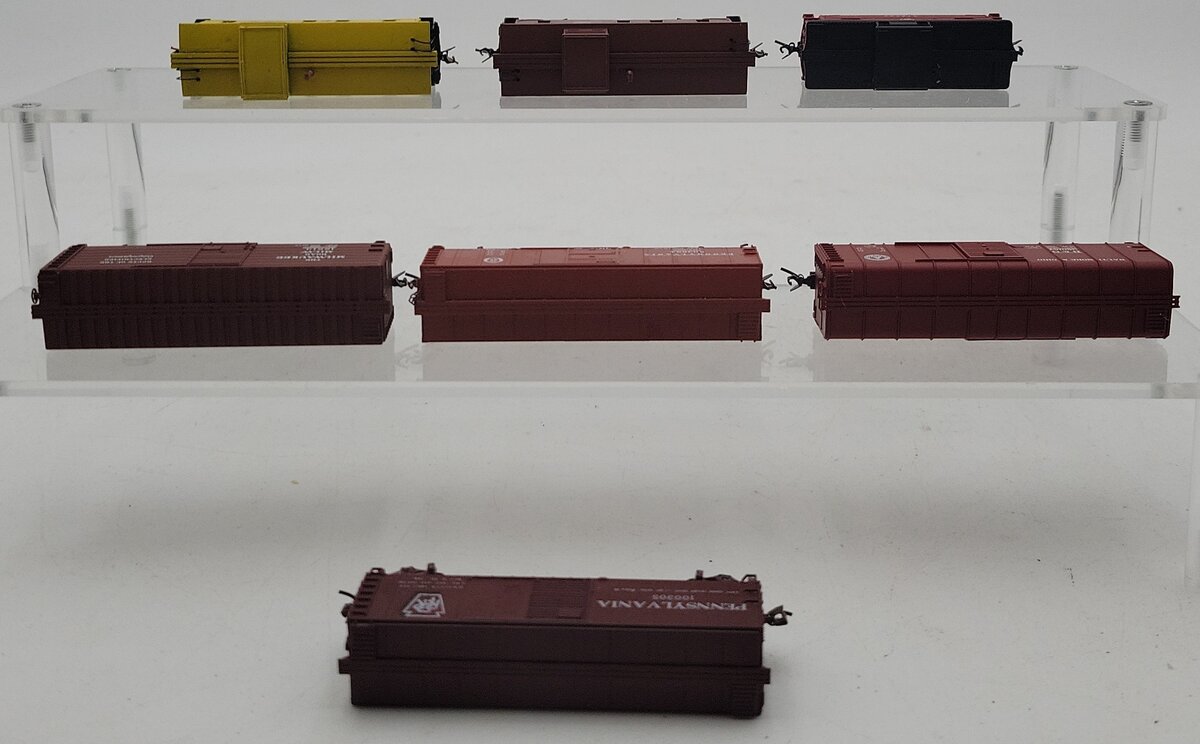 Micro-Trains & Bowser N Assorted Freight Cars #477666,18513,510,100305,882-R [7] EX