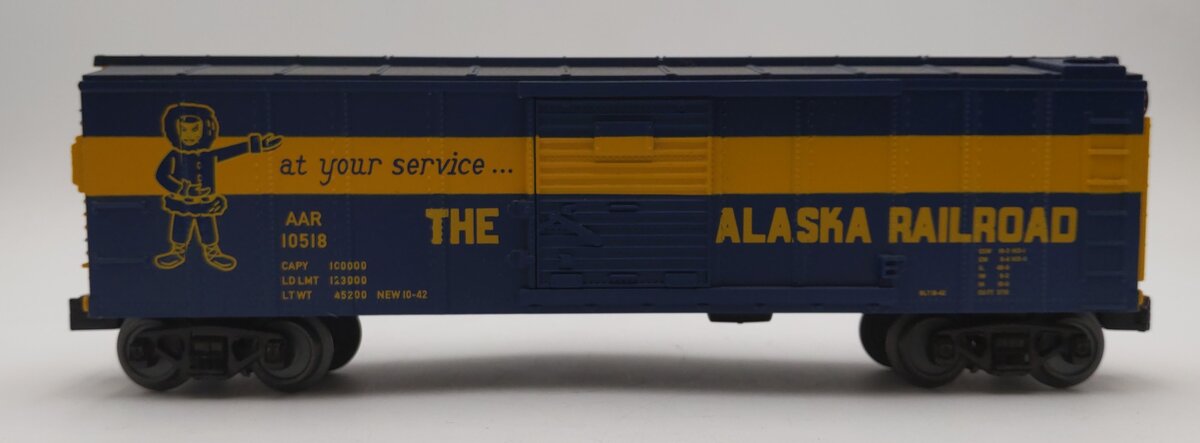 MTH 30-71056 O Alaska Railroad 40' Boxcar #10518 EX
