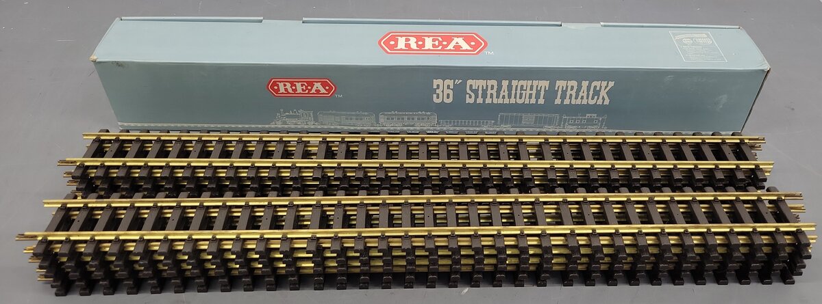 Aristo-Craft 11070 Euro Brass 3' Straight Track Sections (10) EX/Box