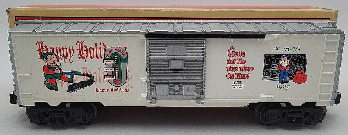 Lionel 6-16272 O Gauge Christmas 1997 Boxcar #9700 EX/Box