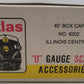 Atlas 6202 O Scale Illinois Central Boxcar #4385 (2 Rail) EX/Box