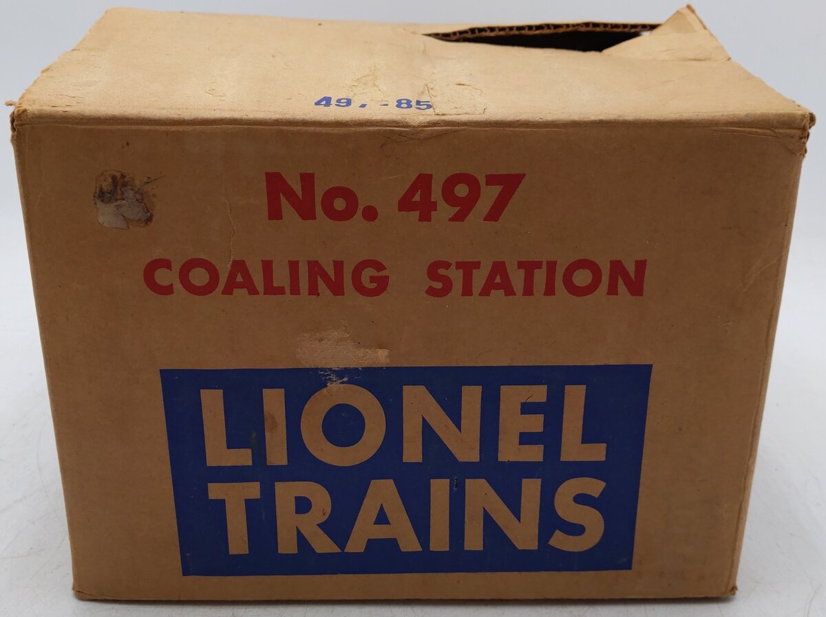 Lionel 497 Vintage O Operating Coaling Station VG/Box