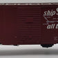 Atlas 3001837-2 O Gauge Santa Fe 1937 AAR Single Door "The Scout" Boxcar #138467 EX