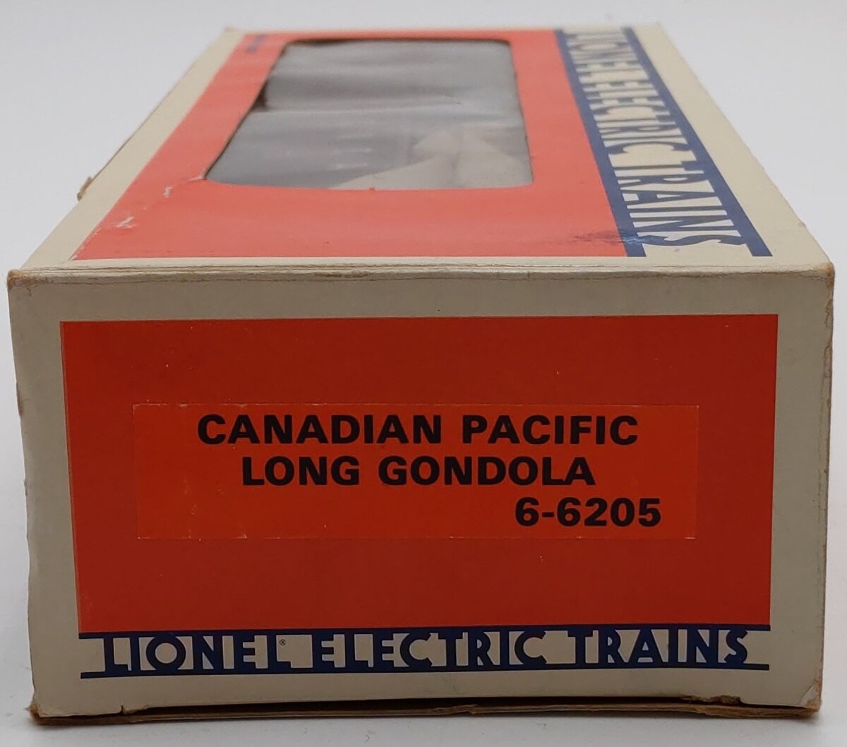 Lionel 6-6205 O Gauge Canadian Pacific Long Gondola with Canisters EX/Box