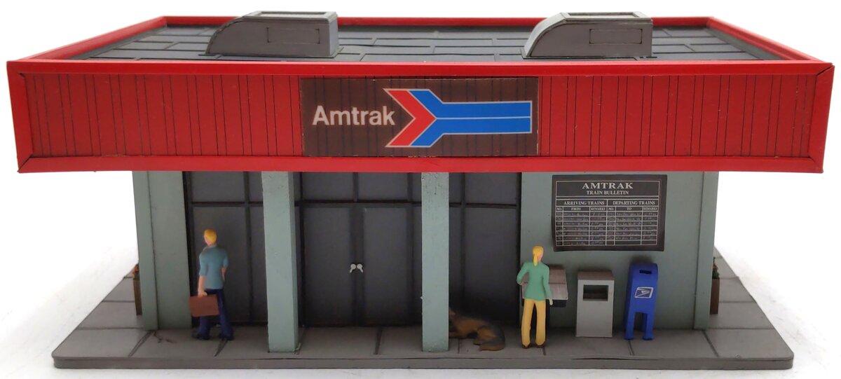 Menards 279-4523 O Gauge Amtrak Station EX