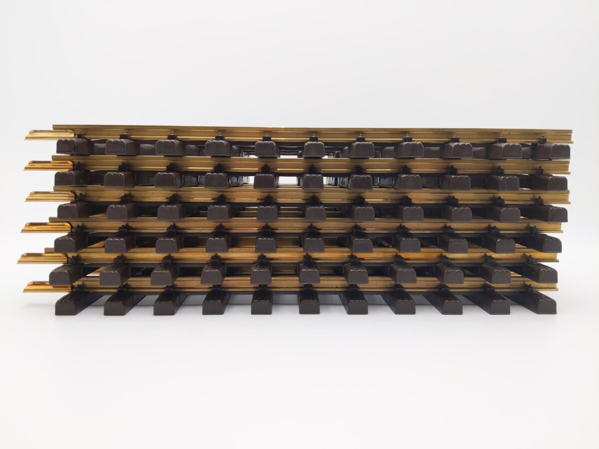 LGB 10000 G Scale 12 Inch Brass Rail Straight Track Sections (Box of 12) EX/Box
