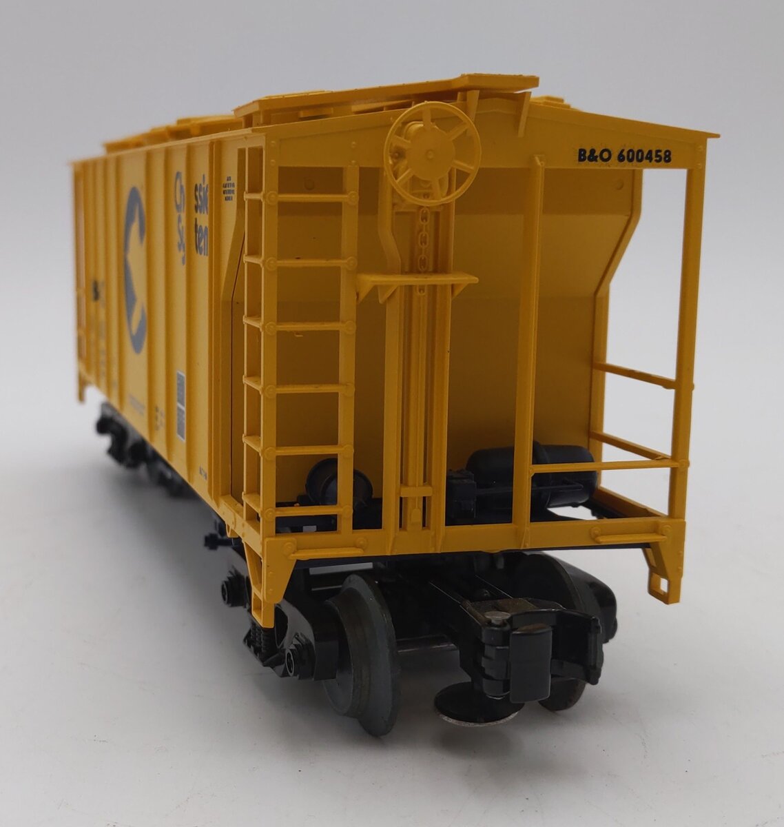 MTH 20-97102 O Gauge Baltimore & Ohio Chessie PS2 Covered Hopper #600458 EX