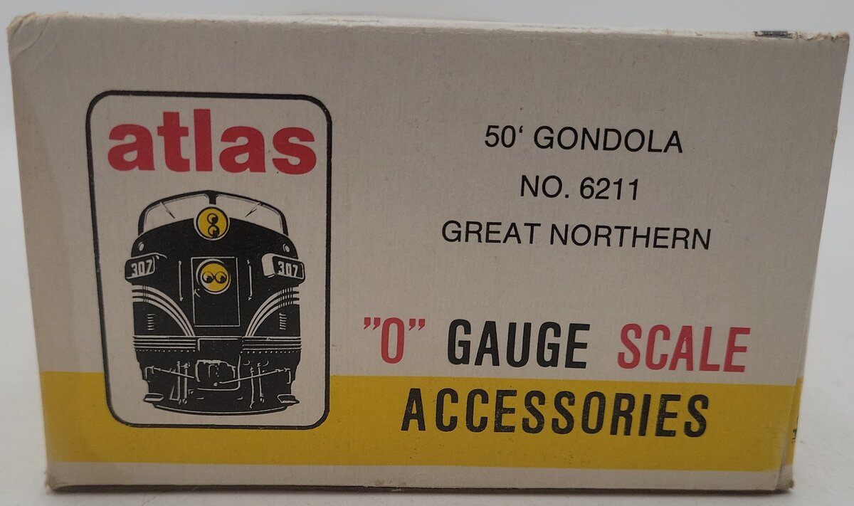 Atlas 6211 O Scale Great Northern 50' Gondola # 72879 - 2 Rail EX/Box
