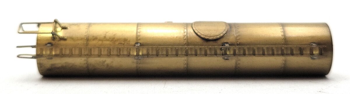 Pecos River Brass BRASS N Scale Vertical Oil Tank EX/Box