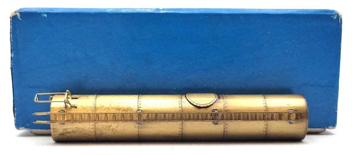 Pecos River Brass BRASS N Scale Vertical Oil Tank EX/Box