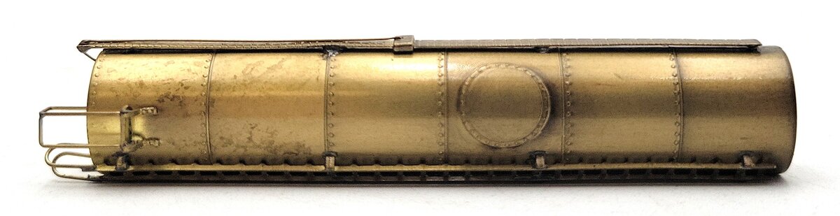 Pecos River Brass BRASS N Scale Vertical Oil Tank EX/Box
