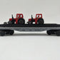 Lionel 6-16907 O Gauge Flatcar with 2 Farm Tractors EX