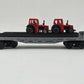 Lionel 6-16907 O Gauge Flatcar with 2 Farm Tractors EX