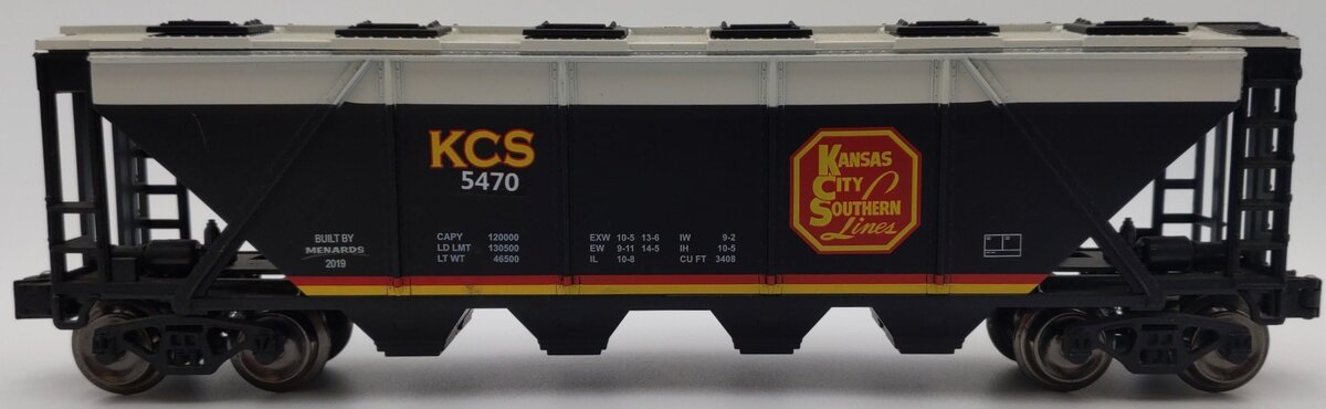 Menards 279-5269 O27 KCS Quad Hopper Coal Load #5470 EX