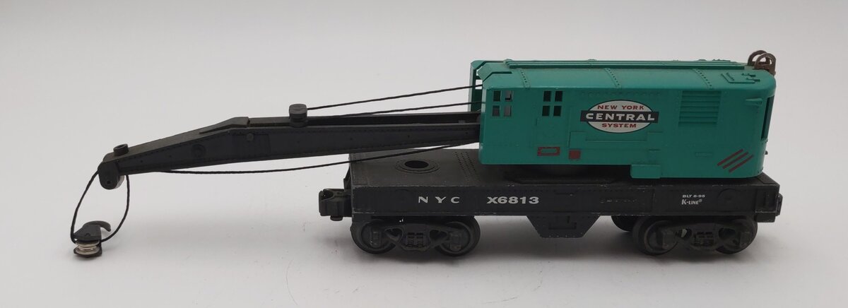 K-Line K6813 New York Central Classic Crane Car VG