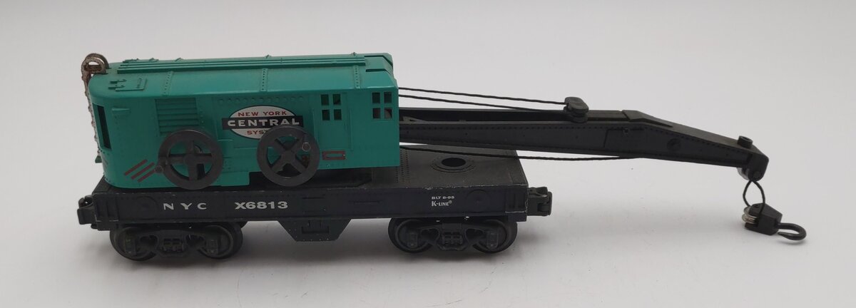 K-Line K6813 New York Central Classic Crane Car VG