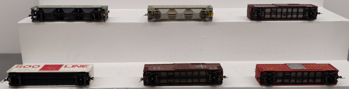 HO Scale Custom Freight Cars #19021,42106,1368,367080,131374 [6] VG
