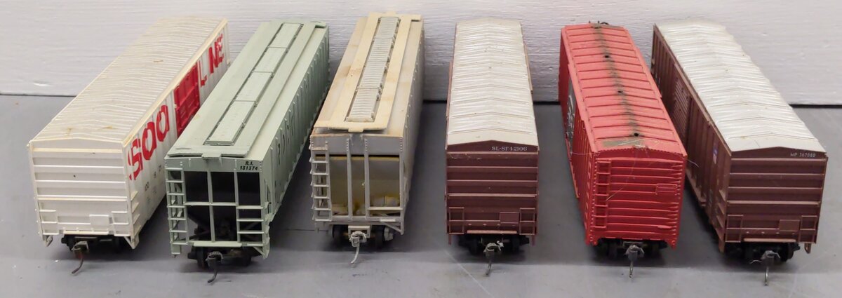 HO Scale Custom Freight Cars #19021,42106,1368,367080,131374 [6] VG