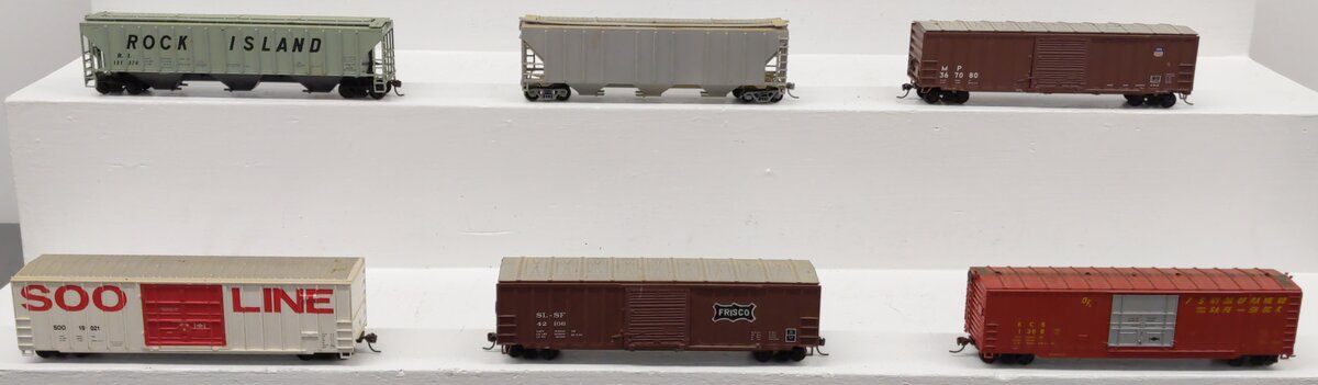 HO Scale Custom Freight Cars #19021,42106,1368,367080,131374 [6] VG