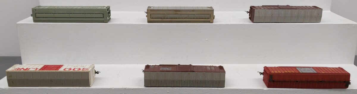 HO Scale Custom Freight Cars #19021,42106,1368,367080,131374 [6] VG