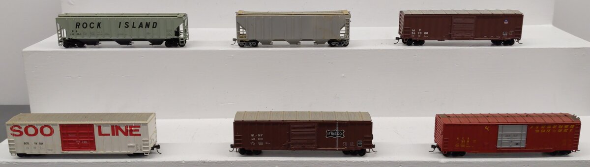 HO Scale Custom Freight Cars #19021,42106,1368,367080,131374 [6] VG