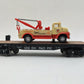 Menards 279-8320 O Gauge Union Pacific Flat Car w/ Wrecker Load #7538 EX
