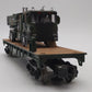 Menards 279-3964 O Gauge US Army Flatcar w/ Army Truck & HIMARS VG