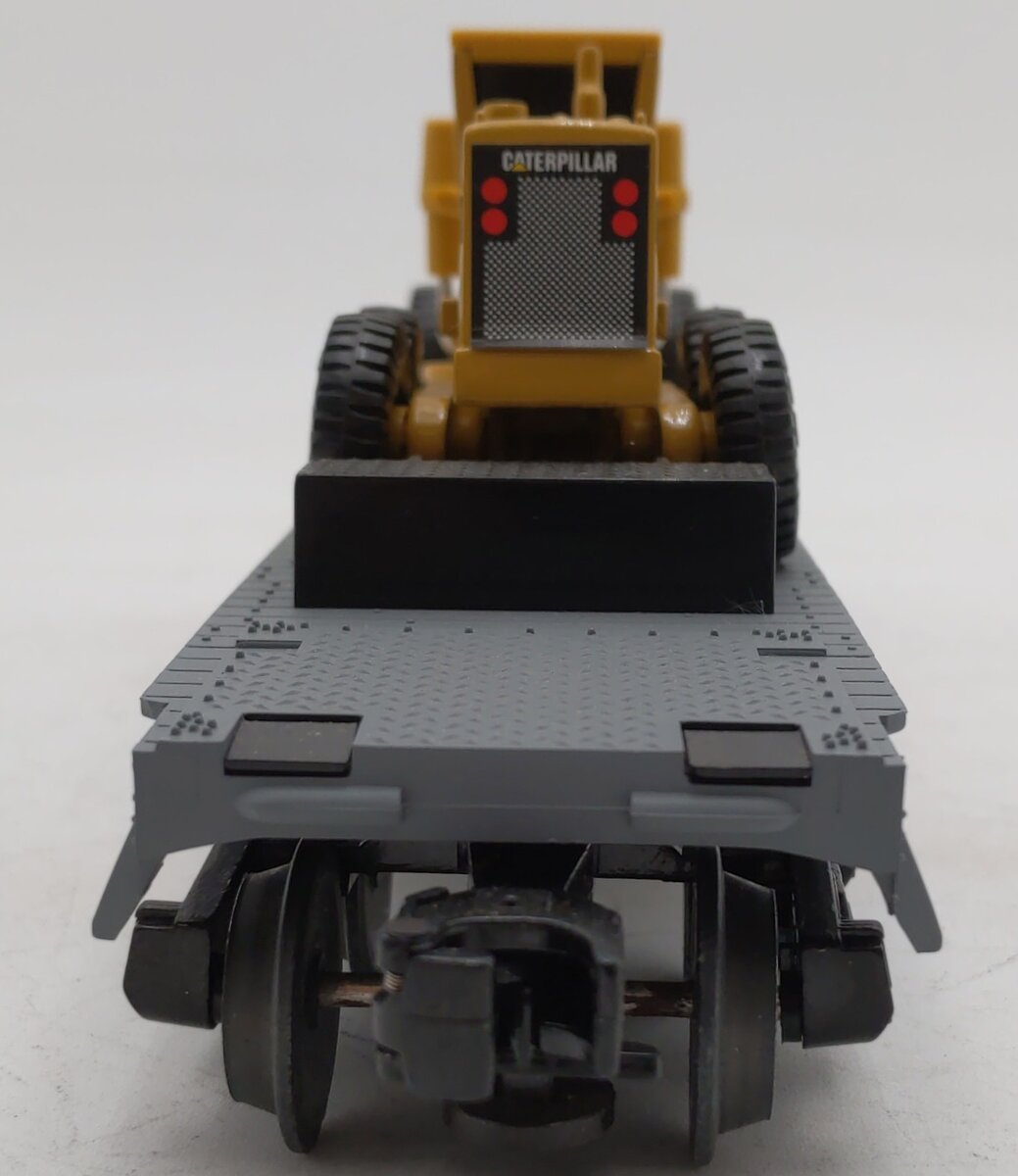 MTH 30-7620 O Gauge MTH Flatcar w/Ertl Road Grader EX