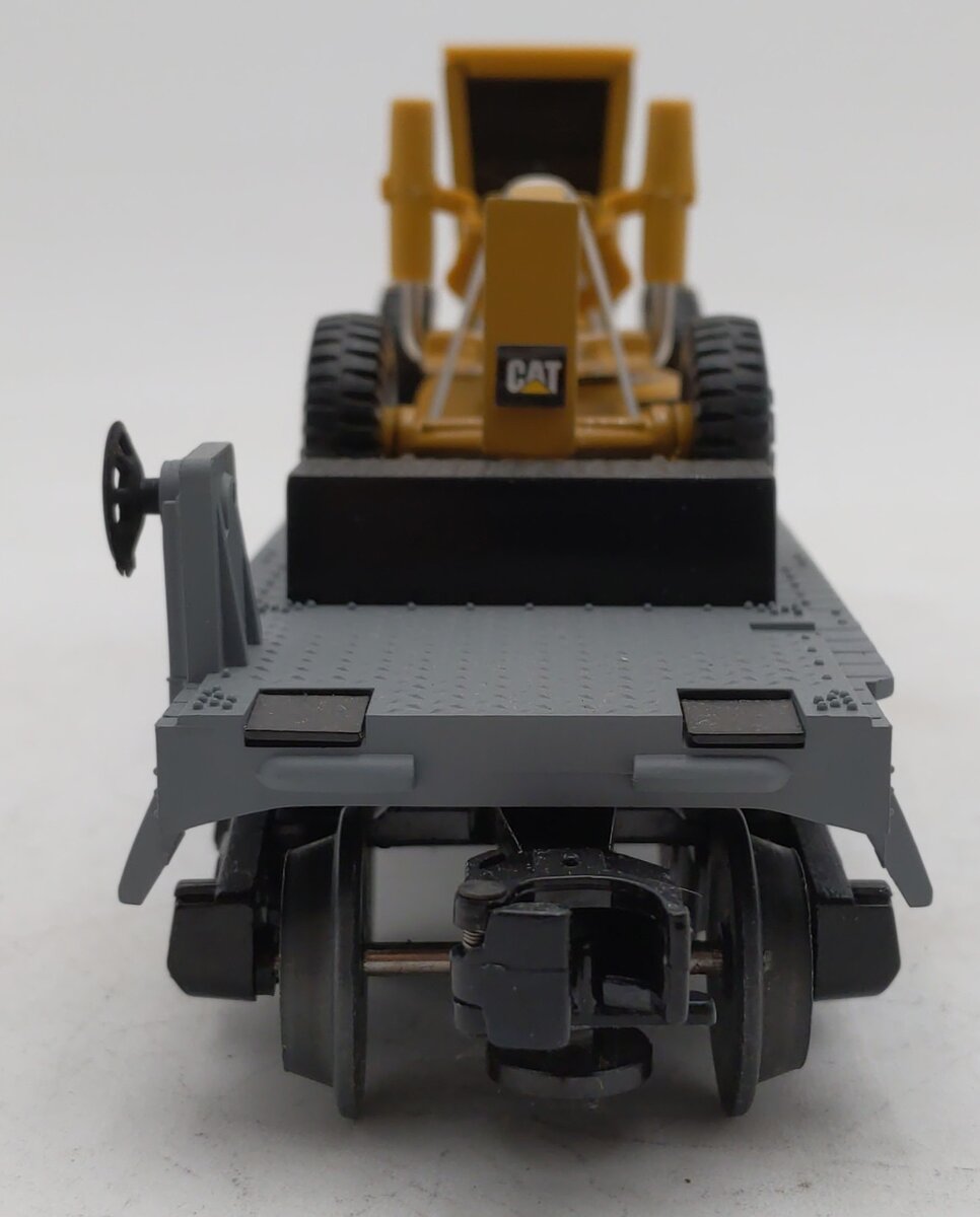 MTH 30-7620 O Gauge MTH Flatcar w/Ertl Road Grader EX