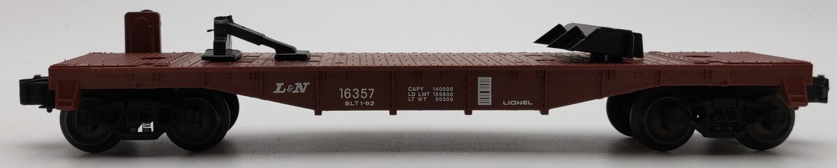 Lionel 6-16357 O Gauge Louisville and Nashville Flatcar w/Trailer EX/Box